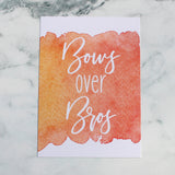 Flat lay cards - Bows