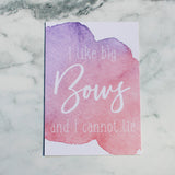 Flat lay cards - Bows