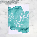 Flat lay cards - Bows